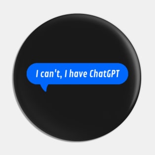 I can't, I have ChatGPT Message Pin