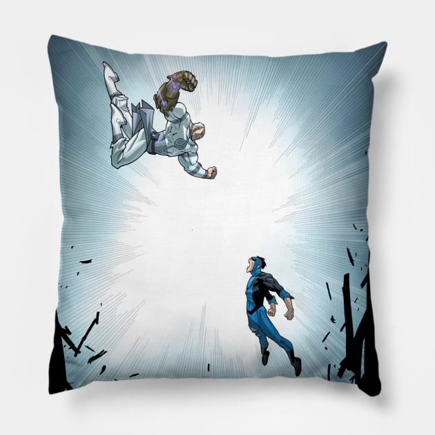 invincible poster Pillow by super villain