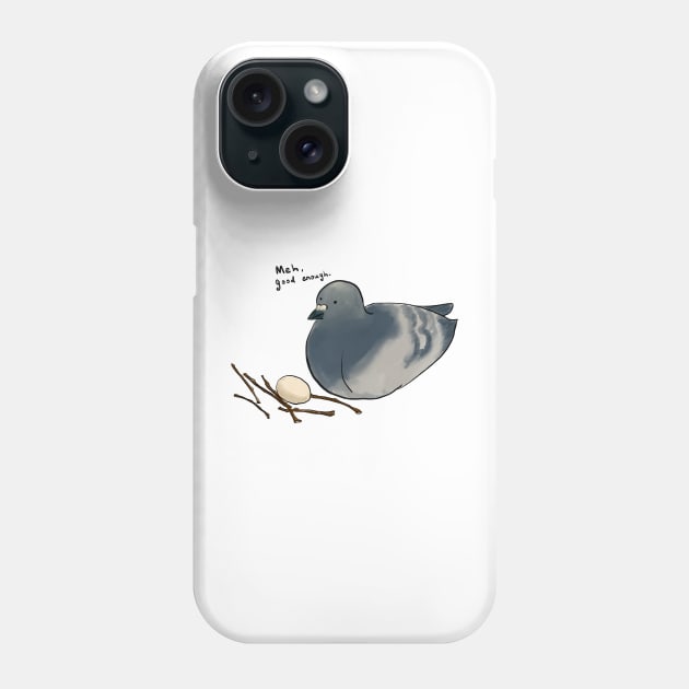 Meh, Good Enough: Pigeon and the Nest Phone Case by doteau