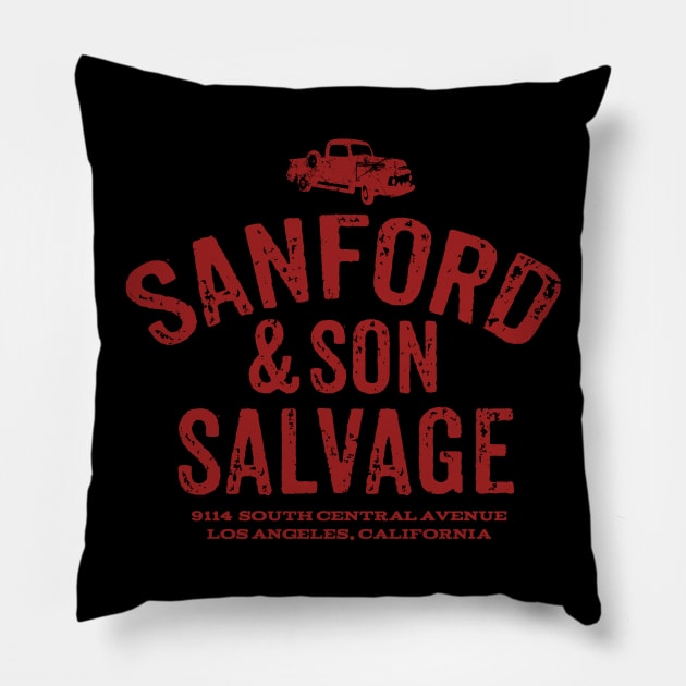 Sanford & Son Pillow by MindsparkCreative