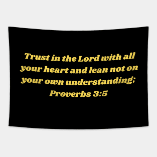 Bible Verse Proverbs 3:5 Tapestry