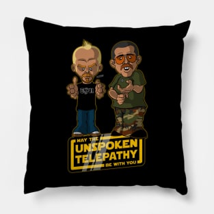 Unspoken Telepathy Pillow