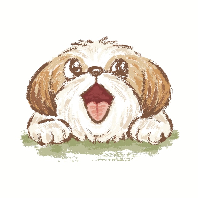 Happy Shih Zhu dog by sanogawa