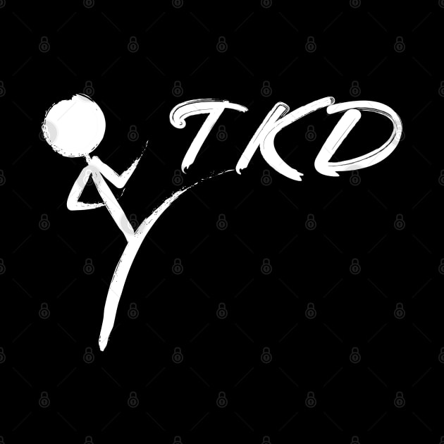 Brushed TKD Logo Taekwondo by SpinningKickTKD