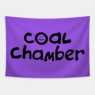 coal chamber smiley band log Tapestry