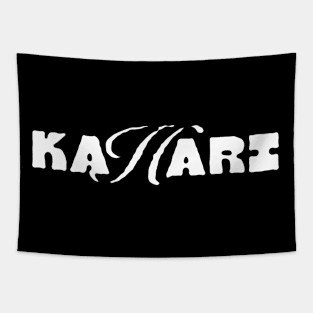 Kahari Old Logo White Tapestry