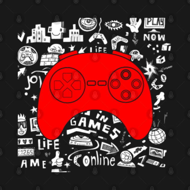 All About Video Game Controller Text Word Cloud Graphic Fun All About