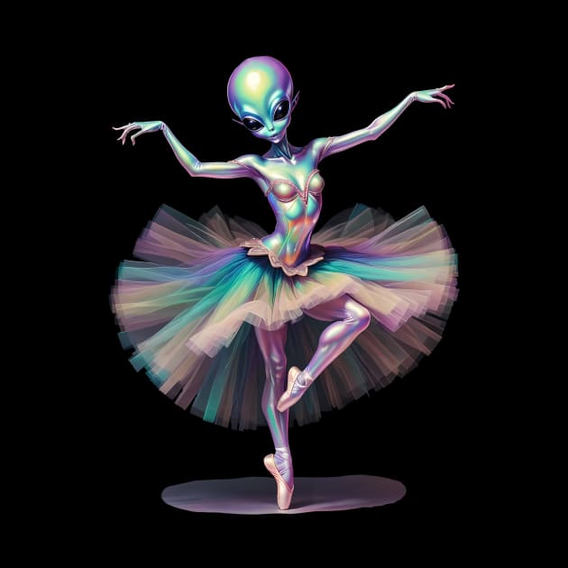 Colorful Alien Ballerina by donovanh