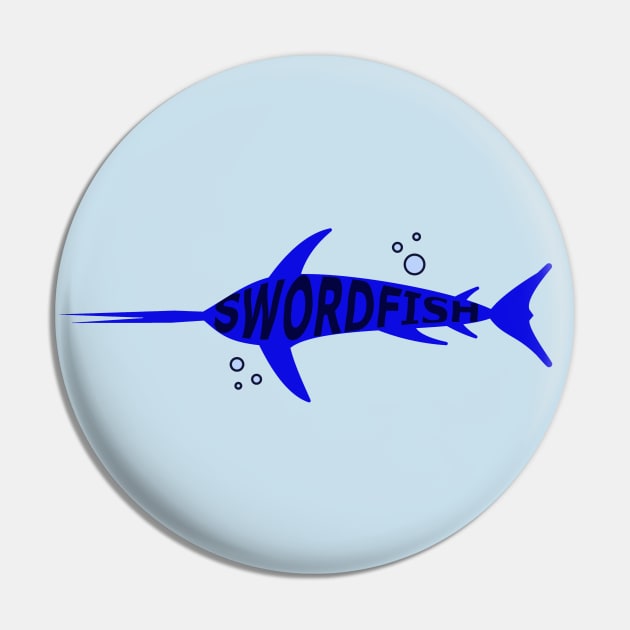 Swordfish Logo Pin by TaliDe