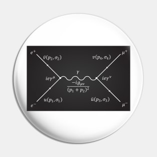 Feynman Diagram Pin