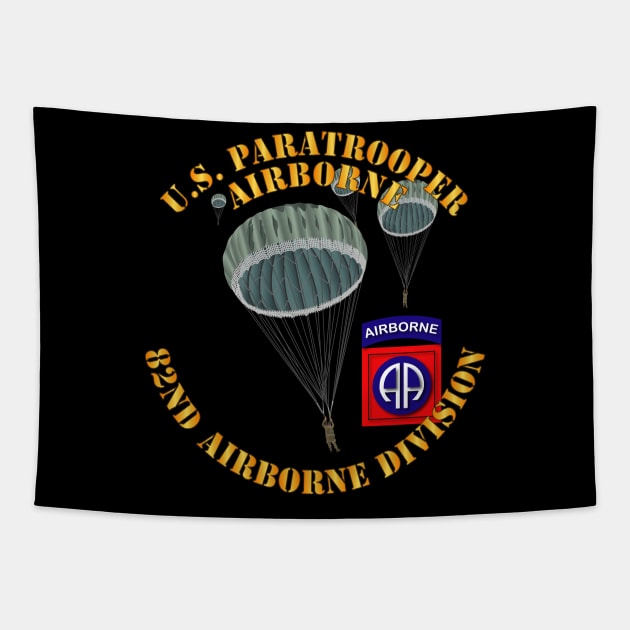 US Paratrooper - 82nd wo Shadow Tapestry by twix123844