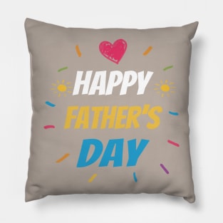 happy fathers day Pillow