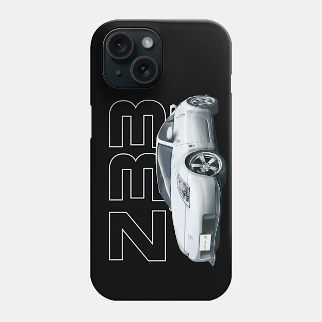 FAIRLADY Z Z33 AERO DRIFT VERSION Phone Case by cowtown_cowboy