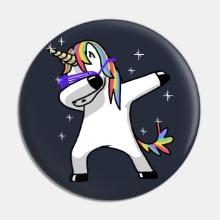 Dabbing Unicorn Pin