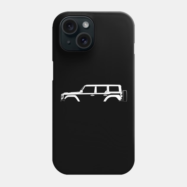 Ford Bronco Raptor (2021) Silhouette Phone Case by Car-Silhouettes