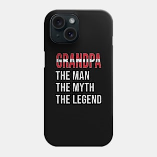 Grand Father Latvian Grandpa The Man The Myth The Legend - Gift for Latvian Dad With Roots From  Latvia Phone Case