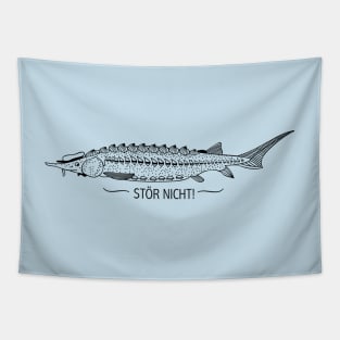 Sturgeon Angler Lovers Tapestry