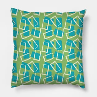 Rectangular Seamless Pattern - Ocean Breeze Style 013#001 Pillow