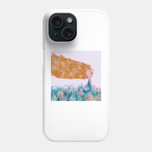 Floral Tresses of Resilience: Lily's Journey of Growth and Inspiration Phone Case