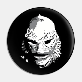 The Creature greyscale Pin