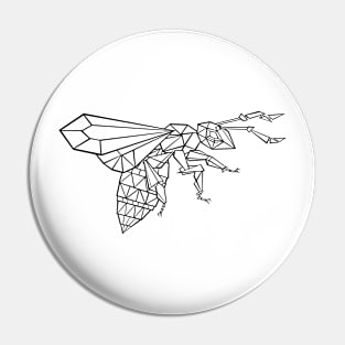 Polygonal flying bee Pin