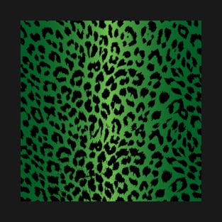 green leopard pattern T-Shirt