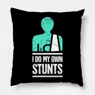 Stunts - Funny Broken Arm Get Well Soon Gift Pillow