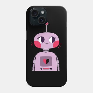 Miss Valentine Robot - 2 Phone Case