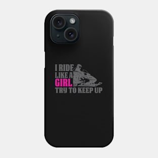 Snowmobile Riding Co. Phone Case