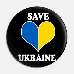 SAVE UKRAINE Pin