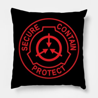 SCP patch - red Pillow