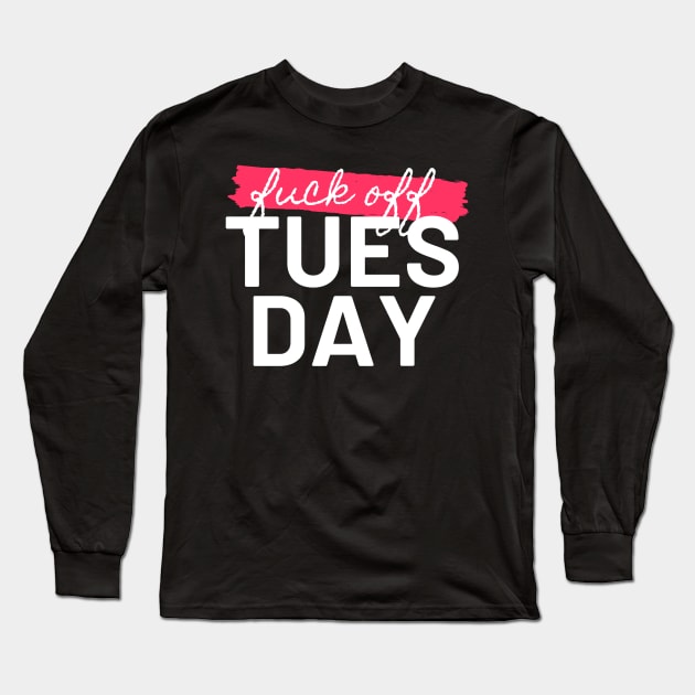 F-Off Long-Sleeve Graphic Tee in Black