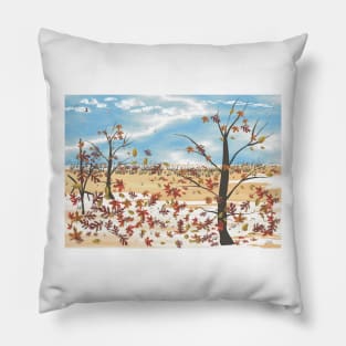 Fall to Autumn in the Desert Pillow