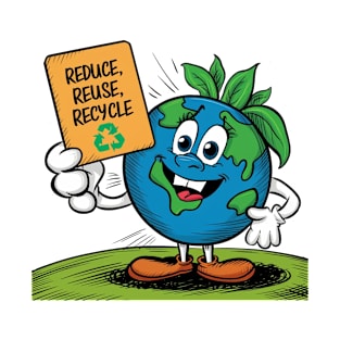 Reduce Reuse Recycle - Earth Day T-Shirt