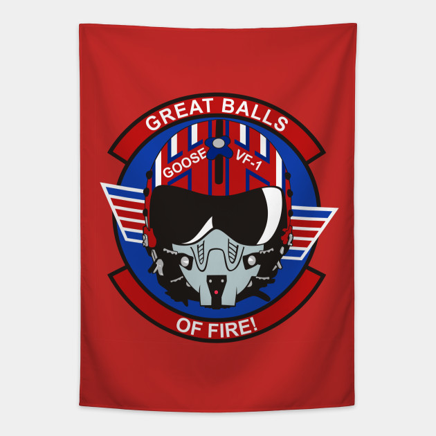 Goose Helmet Top Gun Tapestry Teepublic