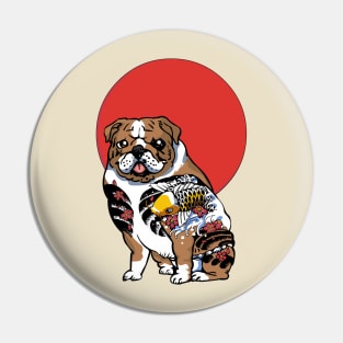 Yakuza English Bulldog Pin