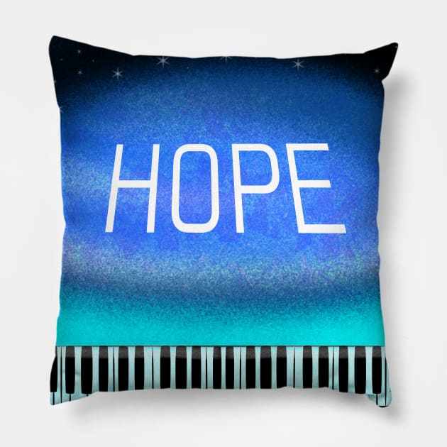 Hope is the truth Pillow by DarshanaParajia