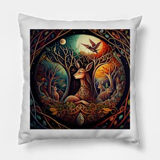 Celtic Creature 3 Pillow