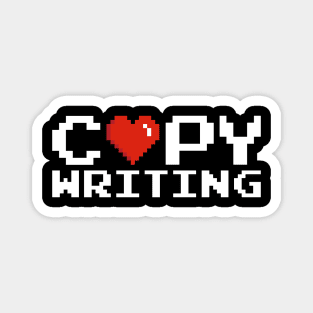 Copywriting Pixel (B&W) Magnet