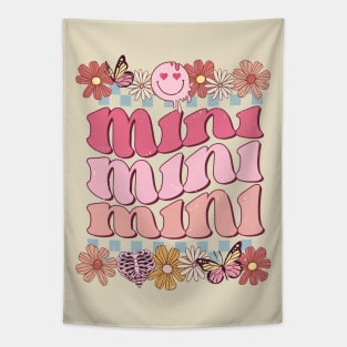 Mini Retro Flower Valentine, Mini Mama Matching Valentine Tapestry