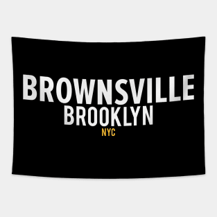 Brownsville Brooklyn shirt - Brownsville  Brooklyn Schriftzug - Brownsville Logo Tapestry