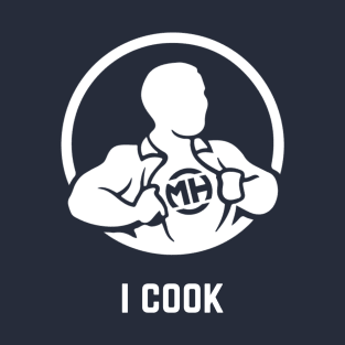 Front: I Cook Back: Husband of the Year T-Shirt