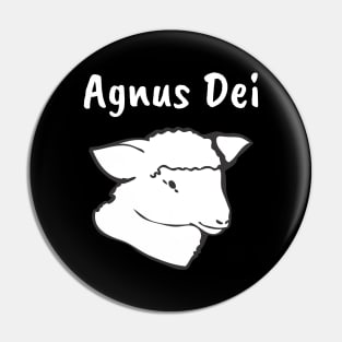 Agnus Dei Lamb of God Jesus Christ Pin