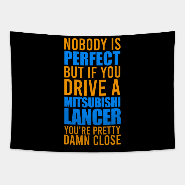 Mitsubishi Lancer Evolution Owners Tapestry by VrumVrum