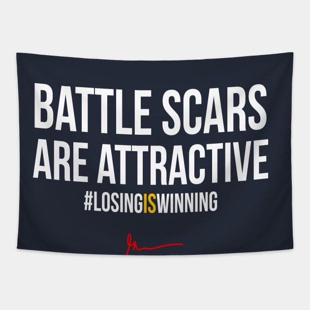 Battle Scars Are Attractive I | Garyvee Tapestry by GaryVeeApparel