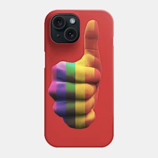 Rainbow Thumbs Up Phone Case