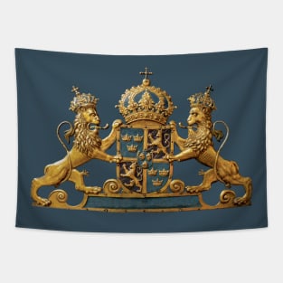 Coat of arms of Sweden Tapestry