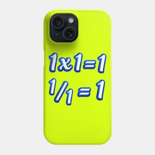 Multiplication and Division Facts of Number 1 Phone Case