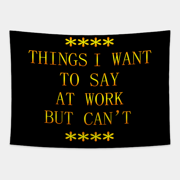 THINGS I WANT TO SEE Tapestry by nabilhaj