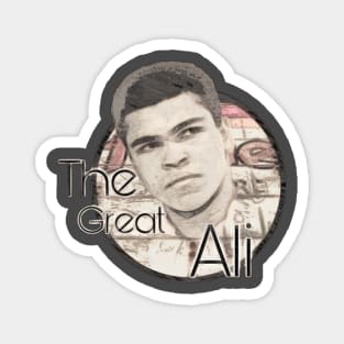 Mohammed Ali fanart t-shirt design Magnet